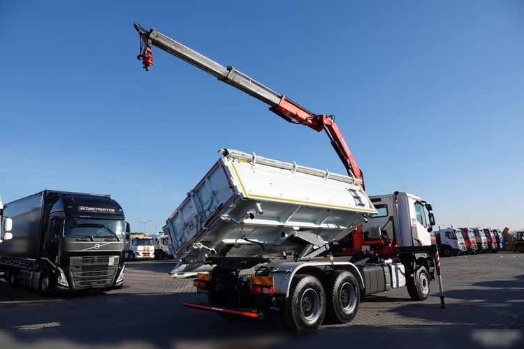 Renault K 430 / 6x4 / WYWROTKA + HDS FASSI F 155 / HYDROBURTA / EURO 6 / STEROWANIE RADIOWE / ROTATOR  zdjęcie 13