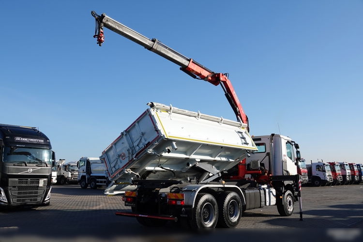 Renault K 430 / 6x4 / WYWROTKA + HDS FASSI F 155 / HYDROBURTA / EURO 6 / STEROWANIE RADIOWE / ROTATOR  zdjęcie 14