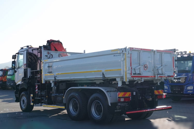 Renault K 430 / 6x4 / WYWROTKA + HDS FASSI F 155 / HYDROBURTA / EURO 6 / STEROWANIE RADIOWE / ROTATOR  zdjęcie 20