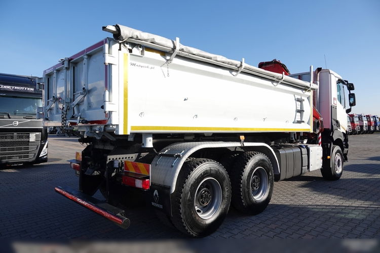 Renault K 430 / 6x4 / WYWROTKA + HDS FASSI F 155 / HYDROBURTA / EURO 6 / STEROWANIE RADIOWE / ROTATOR  zdjęcie 21