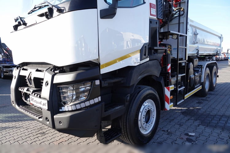 Renault K 430 / 6x4 / WYWROTKA + HDS FASSI F 155 / HYDROBURTA / EURO 6 / STEROWANIE RADIOWE / ROTATOR  zdjęcie 26