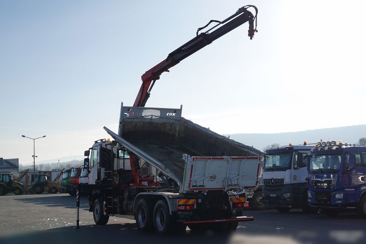 Renault K 430 / 6x4 / WYWROTKA + HDS FASSI F 155 / HYDROBURTA / EURO 6 / STEROWANIE RADIOWE / ROTATOR  zdjęcie 4