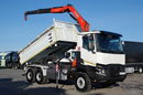 Renault K 430 / 6x4 / WYWROTKA + HDS FASSI F 155 / HYDROBURTA / EURO 6 / STEROWANIE RADIOWE / ROTATOR  zdjęcie 8