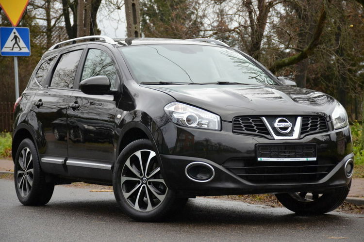 Nissan Qashqai+2 Czarny Opłacony 2.0i 16V Lift 7 Foteli Navi Panorama Klimatronik Alu zdjęcie 10