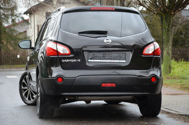 Nissan Qashqai+2 Czarny Opłacony 2.0i 16V Lift 7 Foteli Navi Panorama Klimatronik Alu zdjęcie 2