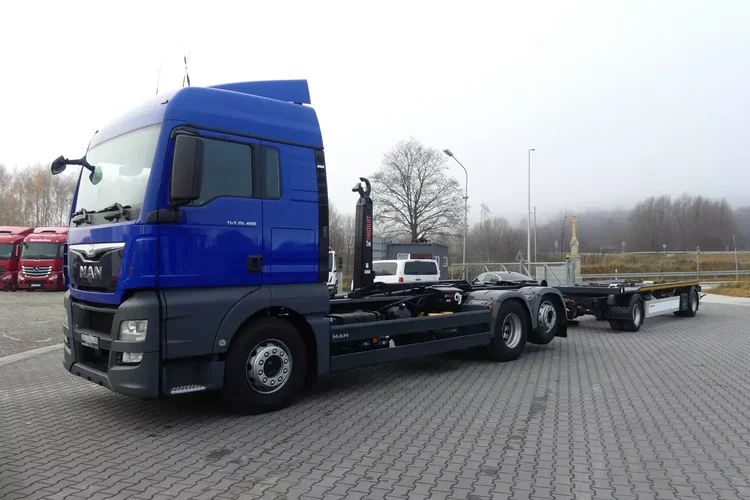 MAN TGX 26.400 / 6x2 / HAKOWIEC + PRZYCZEPA WIELTON 18T / EURO 6 / zdjęcie 8