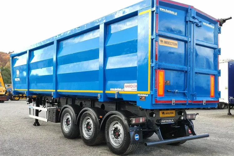 Wielton HARDOX STALOWA DO ZŁOMU 50m Oś Podnoszona Złomówka Super Stan zdjęcie 21