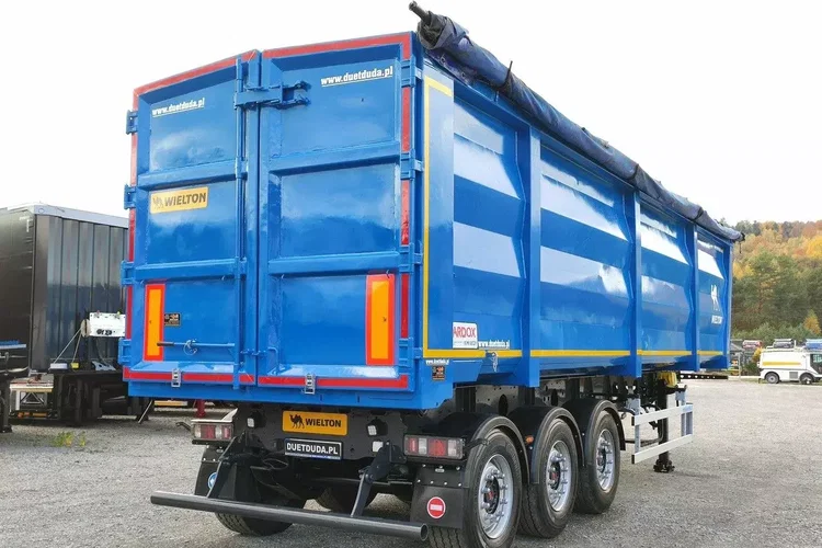 Wielton HARDOX STALOWA DO ZŁOMU 50m Oś Podnoszona Złomówka Super Stan zdjęcie 24