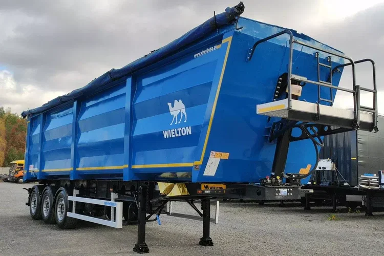 Wielton HARDOX STALOWA DO ZŁOMU 50m Oś Podnoszona Złomówka Super Stan zdjęcie 4