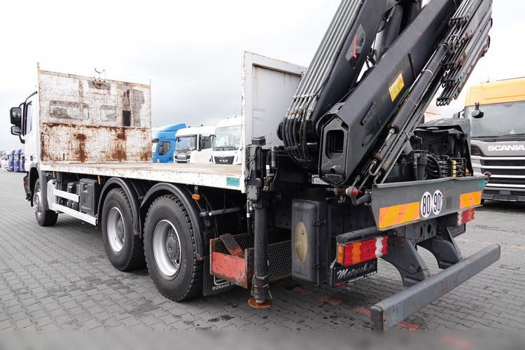 Mercedes ACTROS 2636 / 6x4 / SKRZYNIOWY 6, 5 M + HDS HIAB 166 - 5x WYSÓW 15 M / STEROWANIE RADIOWE / EURO 5  zdjęcie 10