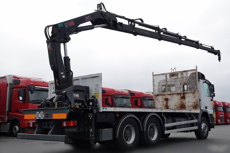 Mercedes ACTROS 2636 / 6x4 / SKRZYNIOWY 6, 5 M + HDS HIAB 166 - 5x WYSÓW 15 M / STEROWANIE RADIOWE / EURO 5  zdjęcie 5