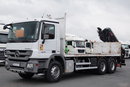 Mercedes ACTROS 2636 / 6x4 / SKRZYNIOWY 6, 5 M + HDS HIAB 166 - 5x WYSÓW 15 M / STEROWANIE RADIOWE / EURO 5  zdjęcie 7
