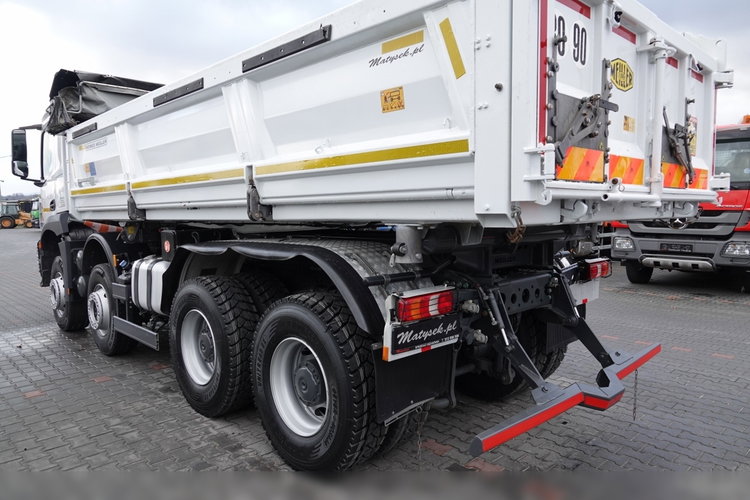 Mercedes AROCS 3243 / 8x4 / WYWROTKA + HYDROBURTA / BORDMATIC / MEILLER KIPPER / EURO 6 / OPONY 100 % / 50 TYS.KM. zdjęcie 28