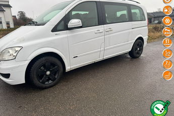 Mercedes Viano 2.2 cdi 136KM automat 8 osób. Pół skóry el.drzwi klima x 2 serwis gwa