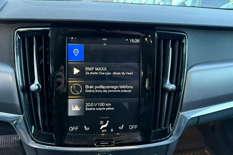 Volvo V90 Momentum 2.0 T 254KM Benzyna Aktywny Tempomat nowy Rozrząd zdjęcie 36