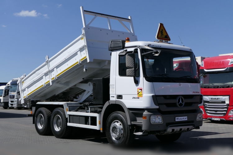 Mercedes ACTROS 2636 / 6x4 / WYWROTKA 3 stronna / BORDMATIC / HYDROBURTA / EEV EURO 5 /  zdjęcie 10