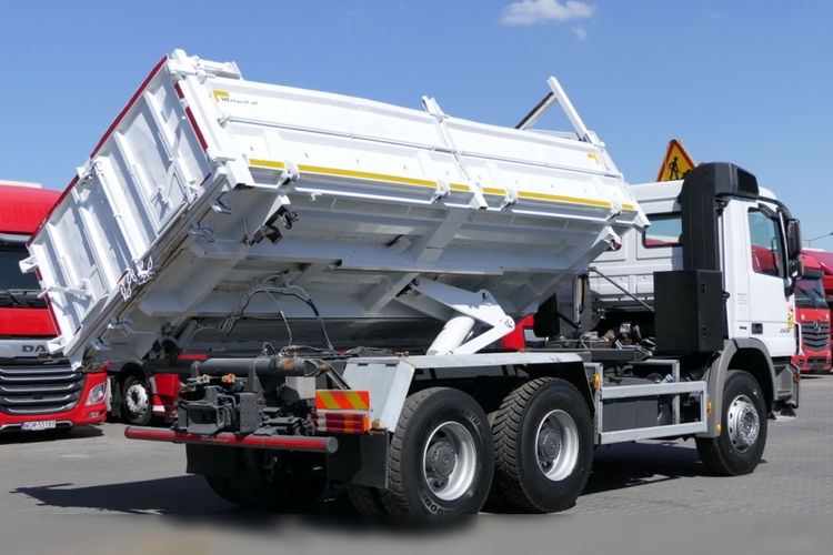Mercedes ACTROS 2636 / 6x4 / WYWROTKA 3 stronna / BORDMATIC / HYDROBURTA / EEV EURO 5 /  zdjęcie 16