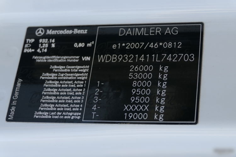Mercedes ACTROS 2636 / 6x4 / WYWROTKA 3 stronna / BORDMATIC / HYDROBURTA / EEV EURO 5 /  zdjęcie 54