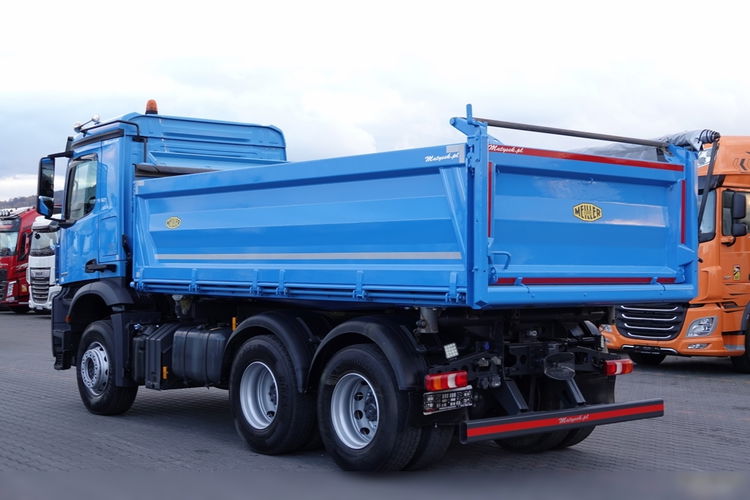 Mercedes AROCS 2636 / 6x4 / WYWROTKA 3 STRONNA / MEILLER KIPER / EURO 6 / ŁADOWNOŚĆ: 14.100 KG  zdjęcie 9