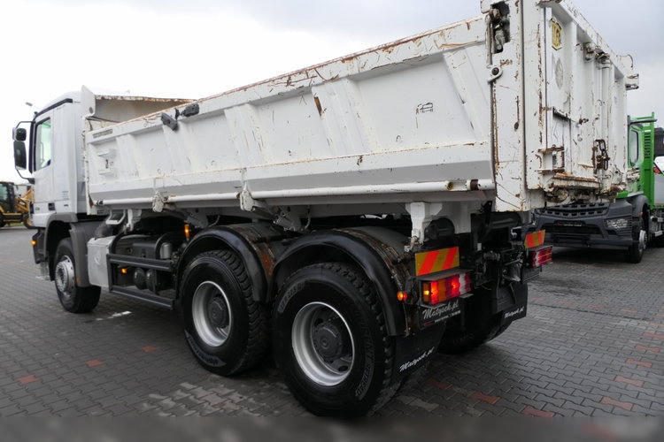 Mercedes ACTROS 3336 / 6x4 / WYWROTKA / BORDMATIC / HYDROBURTA / MEILLER KIPER / OPONY 100% zdjęcie 12