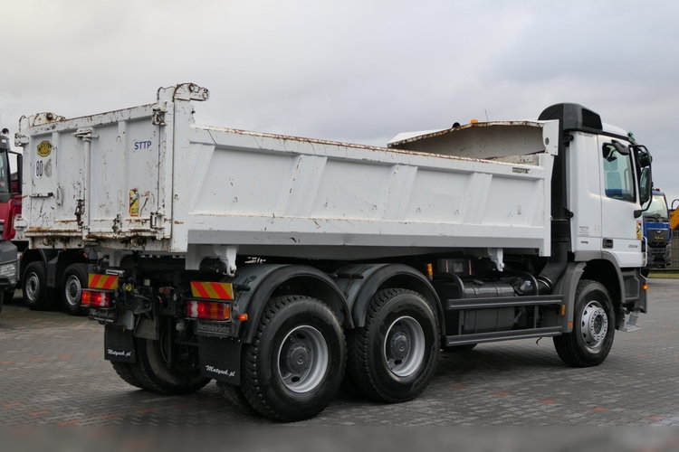 Mercedes ACTROS 3336 / 6x4 / WYWROTKA / BORDMATIC / HYDROBURTA / MEILLER KIPER / OPONY 100% zdjęcie 16