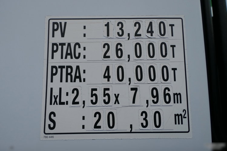 Mercedes ACTROS 3336 / 6x4 / WYWROTKA / BORDMATIC / HYDROBURTA / MEILLER KIPER / OPONY 100% zdjęcie 37