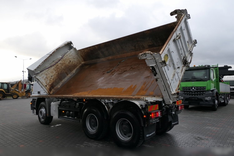 Mercedes ACTROS 3336 / 6x4 / WYWROTKA / BORDMATIC / HYDROBURTA / MEILLER KIPER / OPONY 100% zdjęcie 6