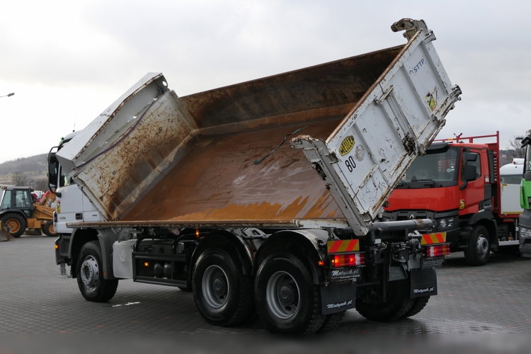 Mercedes ACTROS 3336 / 6x4 / WYWROTKA / BORDMATIC / HYDROBURTA / MEILLER KIPER / OPONY 100% zdjęcie 7