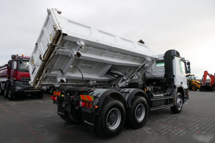 Mercedes ACTROS 3336 / 6x4 / WYWROTKA / BORDMATIC / HYDROBURTA / MEILLER KIPER / OPONY 100% zdjęcie 8