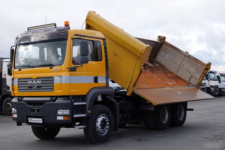 MAN TGA 35.350 / 6x4 / WYWROTKA / HYDROBURTA /UAL / BORDMATIC / SPROWADZONY  zdjęcie 9