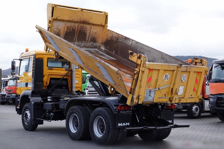 MAN TGA 35.350 / 6x4 / WYWROTKA / HYDROBURTA /UAL / BORDMATIC / SPROWADZONY  zdjęcie 4