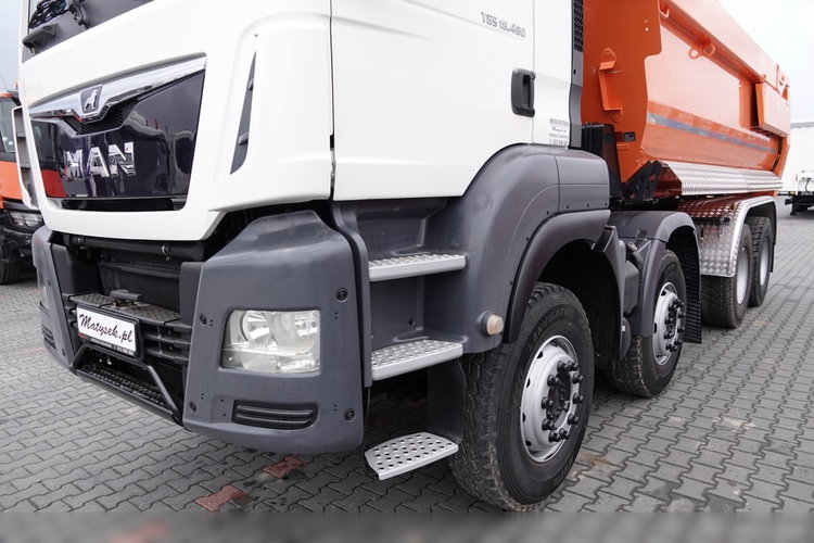 MAN TGS 35.480 / 8x4 / WYWROTKA TYLNOZSYPOWA / MEILLER KIPER / HYDRAULICZNA KLAPA / EURO 6 / 2017 ROK zdjęcie 18