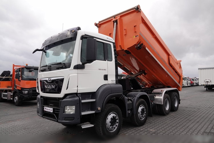 MAN TGS 35.480 / 8x4 / WYWROTKA TYLNOZSYPOWA / MEILLER KIPER / HYDRAULICZNA KLAPA / EURO 6 / 2017 ROK zdjęcie 2