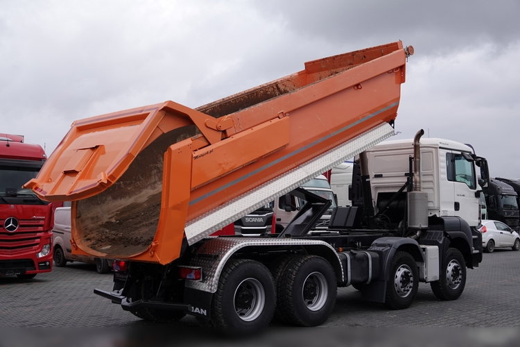 MAN TGS 35.480 / 8x4 / WYWROTKA TYLNOZSYPOWA / MEILLER KIPER / HYDRAULICZNA KLAPA / EURO 6 / 2017 ROK zdjęcie 6