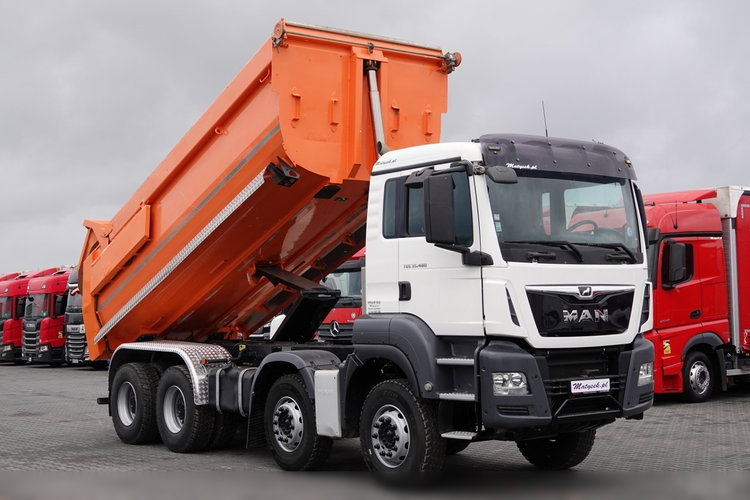 MAN TGS 35.480 / 8x4 / WYWROTKA TYLNOZSYPOWA / MEILLER KIPER / HYDRAULICZNA KLAPA / EURO 6 / 2017 ROK zdjęcie 8
