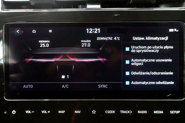 Hyundai Tucson Automat 7DCT SMART 48V Navi+Kamera 1WŁ Kraj Bezwypadkowy LED FV23% 4x2 zdjęcie 32