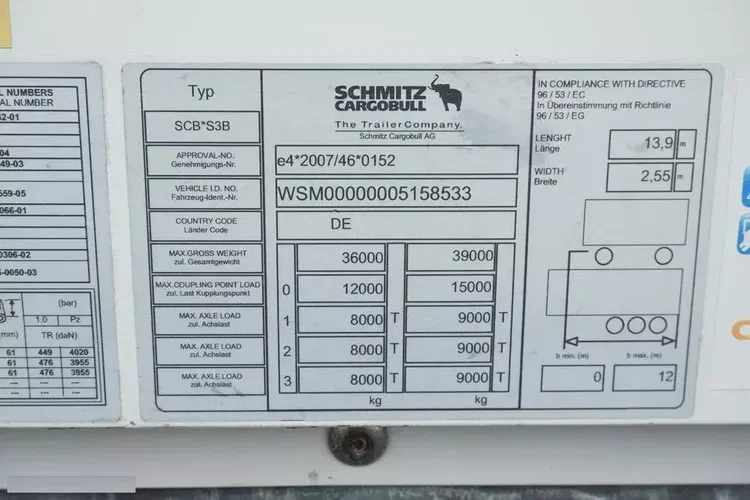 Schmitz IZOTERMA / DOPPELSTOCK / OŚ PODNOSZONA zdjęcie 11