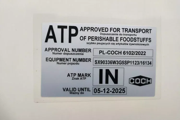 SOMMER Spożywcza Pro-wan Izolowana Webasto Pompa Elektryczna do Zrzutu zdjęcie 31