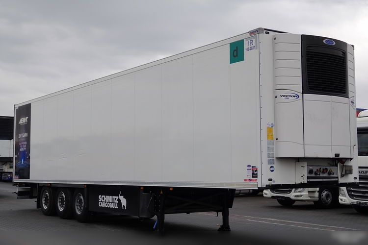 Schmitz / CHŁODNIA / OŚ PODNOSZONA / KOSZ NA PALETY / AGREGAT CARRIER VECTOR 1350 zdjęcie 1