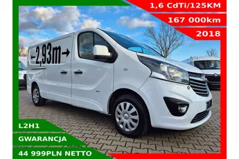 Opel Vivaro Long 44999zł NETTO 1.6CDTi/125KM