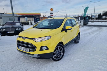 Ford EcoSport Bezwypadkowy Automat Podgrz.Szyba i Fotele SerwisASO Pół-Skóry Key-Les