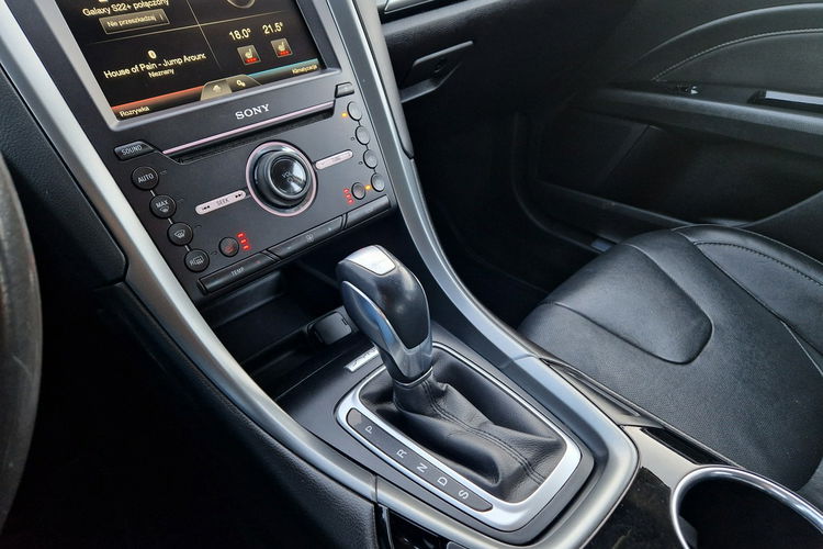 Ford Mondeo Titanium Skóra KameraCof SONY Podgrz.Fotele Automat Gwarnacja ROK zdjęcie 20