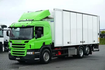 Scania P 450 / EURO 6 / CHŁODNIA + WINDA / 18 PALET / OTWIERANY BOK / MAŁO UŻYWANA