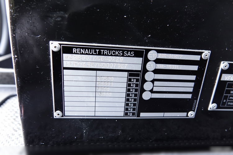 Renault T 440 / 13 LITROWY / RETARDER / KLIMA POSTOJOWA / OPONY 100% / ALUFELGI / SPROWADZONA  zdjęcie 39