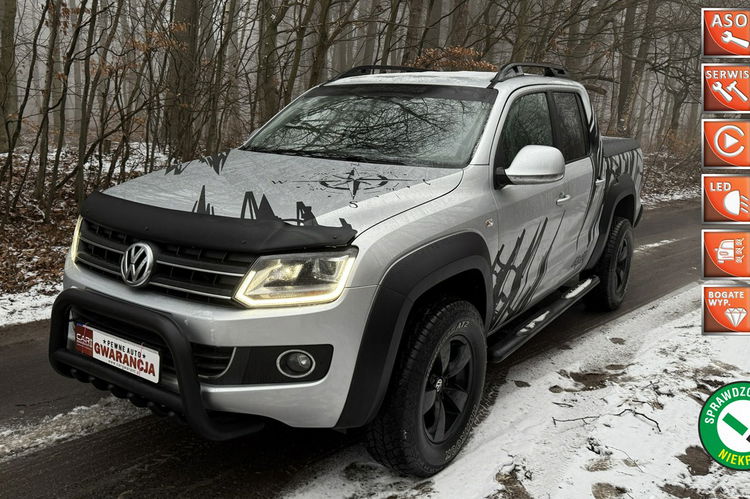 Volkswagen Amarok 2.0tdi 163KM 4x4 ledy bi xenon doinwestowany stan perfect orurowany gw zdjęcie 1