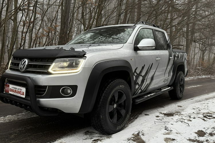 Volkswagen Amarok 2.0tdi 163KM 4x4 ledy bi xenon doinwestowany stan perfect orurowany gw zdjęcie 2