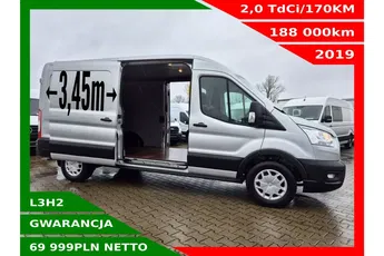 Ford Transit Lift L3H2 69999zł NETTO 2.0TdCi/170KM