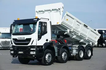 Iveco / TRAKKER / 480 / E 6 / WYWROTKA / 8 X 4 / HYDROBURTA / RETARDER