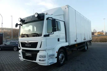 MAN TGM 18.290 / EURO 6 / KONTENER + WINDA / OTWIERANY BOK /