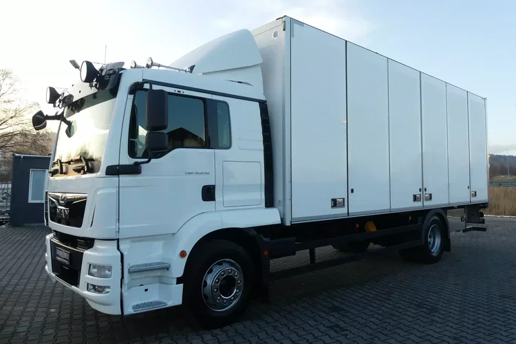 MAN TGM 18.290 / EURO 6 / KONTENER + WINDA / OTWIERANY BOK / zdjęcie 3